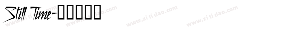 Still Time字体转换